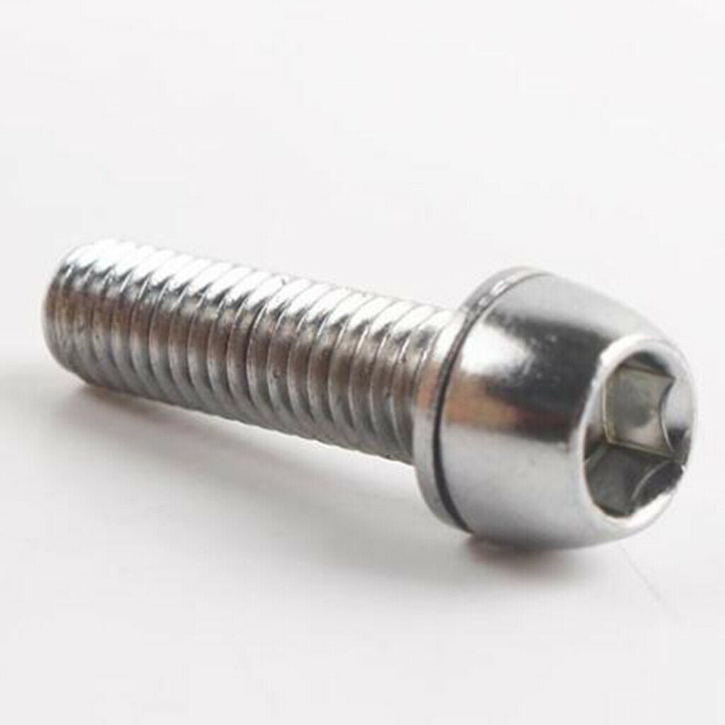 10pcs Bike Stem Screw Bicycle Bolts M5/M6x20mm Road Mountain Bike Bolt M5