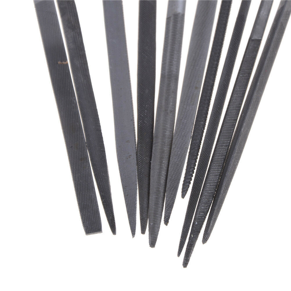 10X 3mmx140mm Diamond Needle File Coated Riffler Jewelry Craft Glass Tool Se Lt