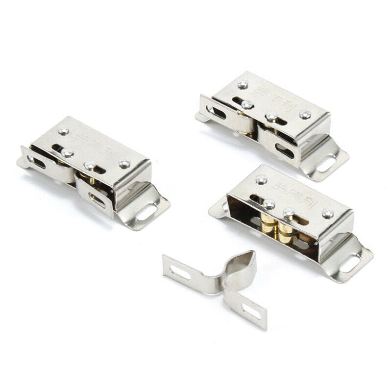 2PCS Stainless Steel Catch Stopper Cabinet Catch for Cupboard Cabinet Kit.l8