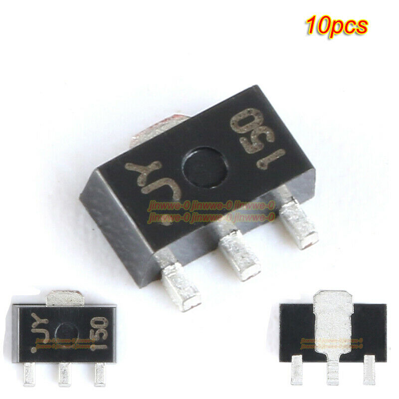 10pcs KTA1668-Y-RTF/P SOT-89 60V/1A PNP Transistor Triode