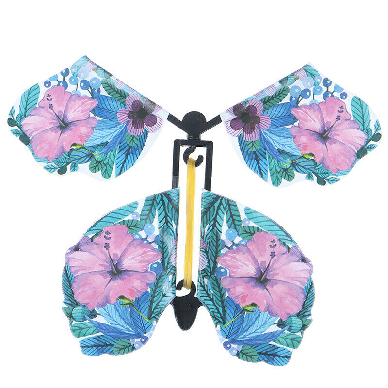 5Pcs Magic Flying Out Butterfly Surprise Magic Props Mystical Trick Toys .l8