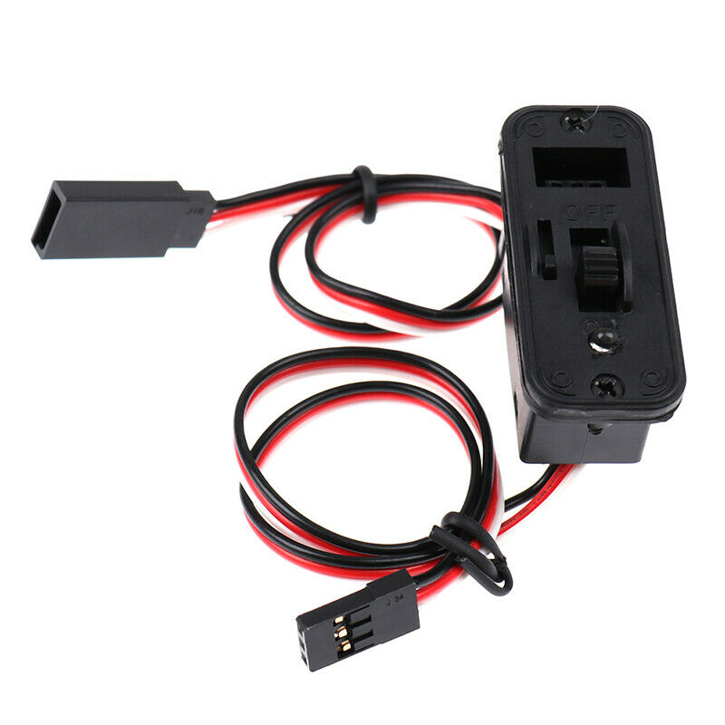 1Pc RC Switch Connectors Heavy Duty RC Switch With LED JR RC On/Off Conne.l8