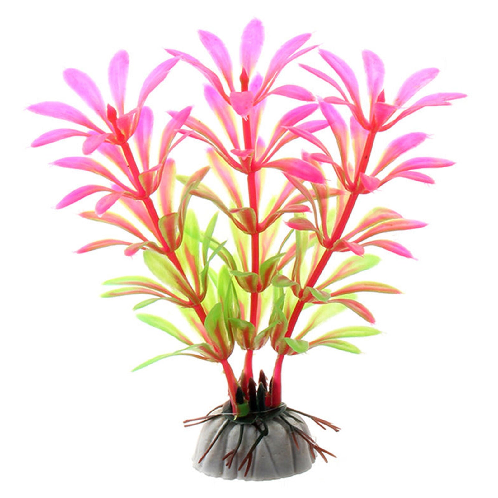 10 Mixed Artificial Aquarium Fish Tank Water Plant Plastic Decoration Ornament