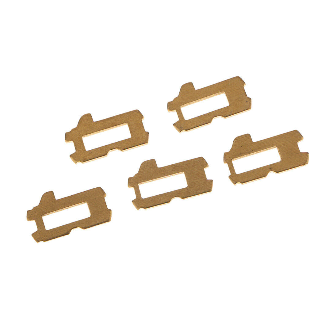 5 Pieces Car Lock Reed Key Cylinder Gasket Plate Kit w/ Spring for Mazda