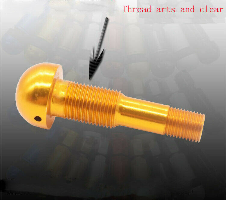 4pc Car Tire Anti-explosion Valve Aluminum Tubeless Stem With Dust Cap Universal