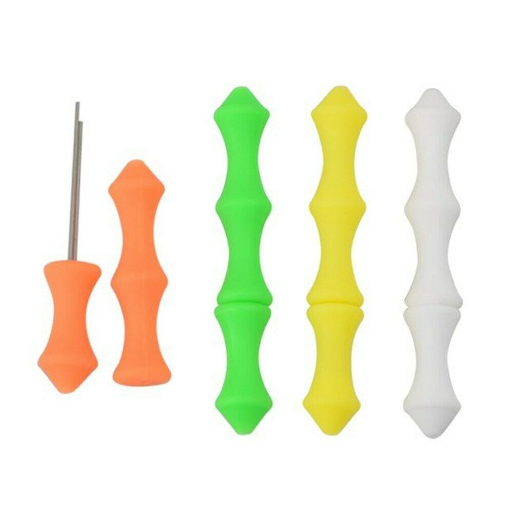 2 Set Archery Finger Guard Tab Glove Silicon Arrow Bow String Protector Gear US'
