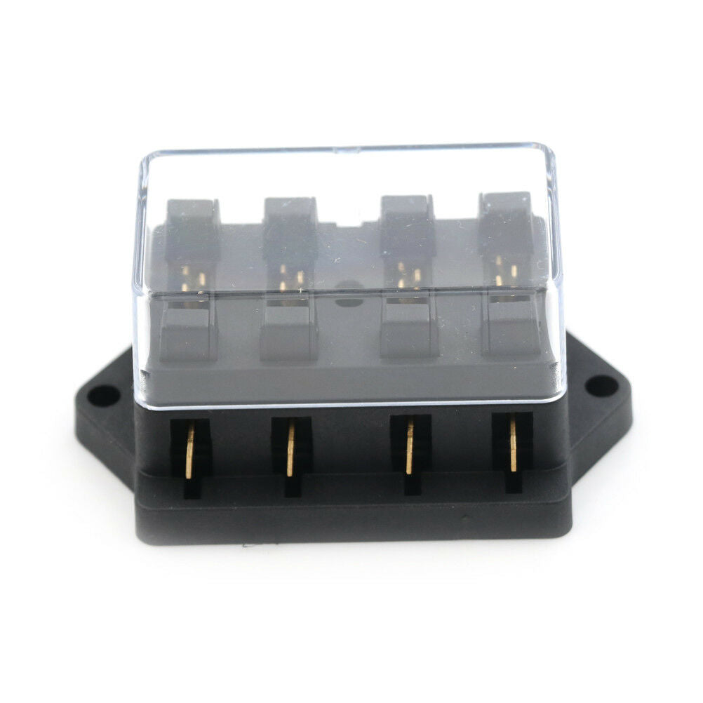 4 Way Car Vehicle Circuit Standard ATC Automotive Blade Fuse Box Block Hol Tt