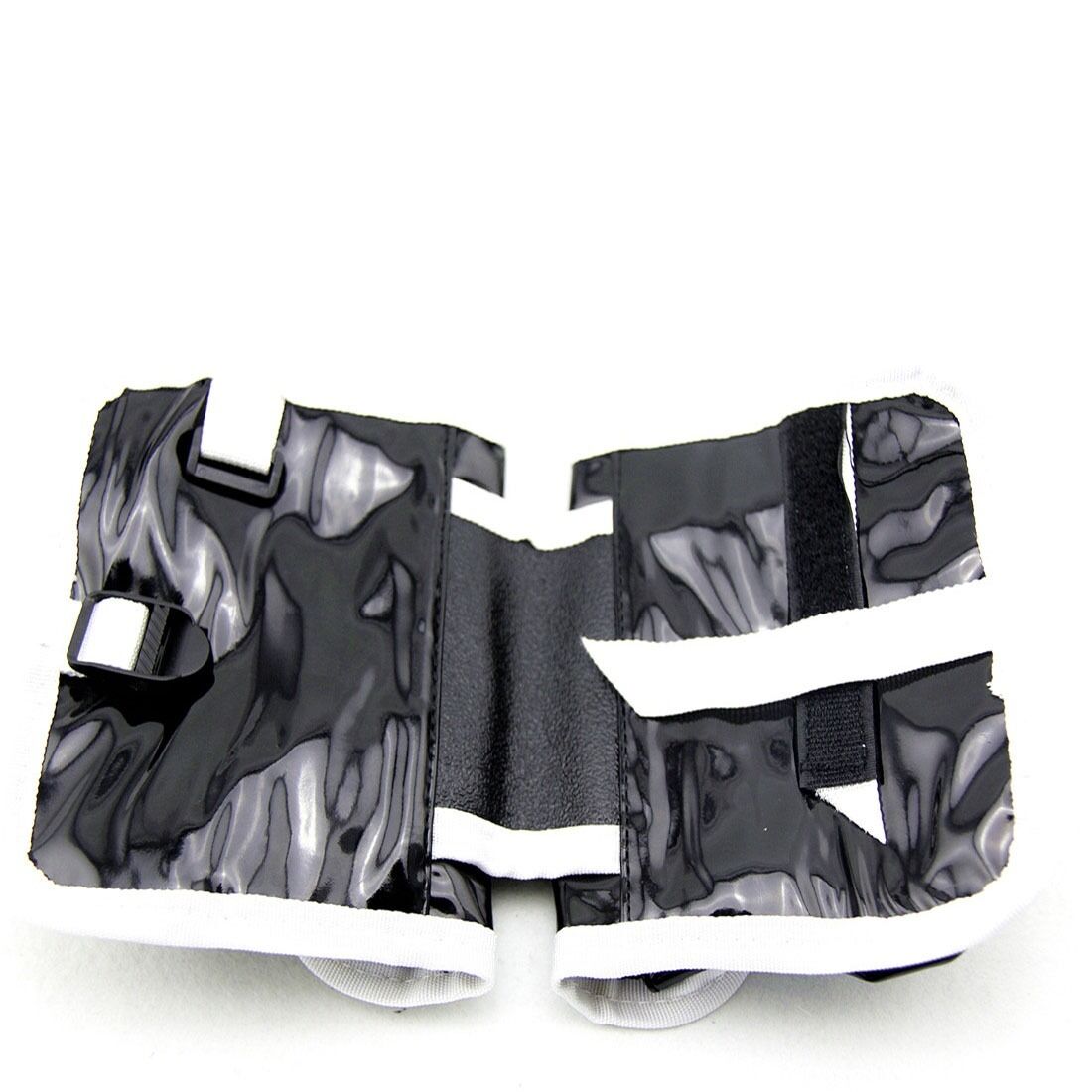 Black ROSWHEEL Bicycle Reflective Frame Double Saddle Bag Pouch Front Tube Bags