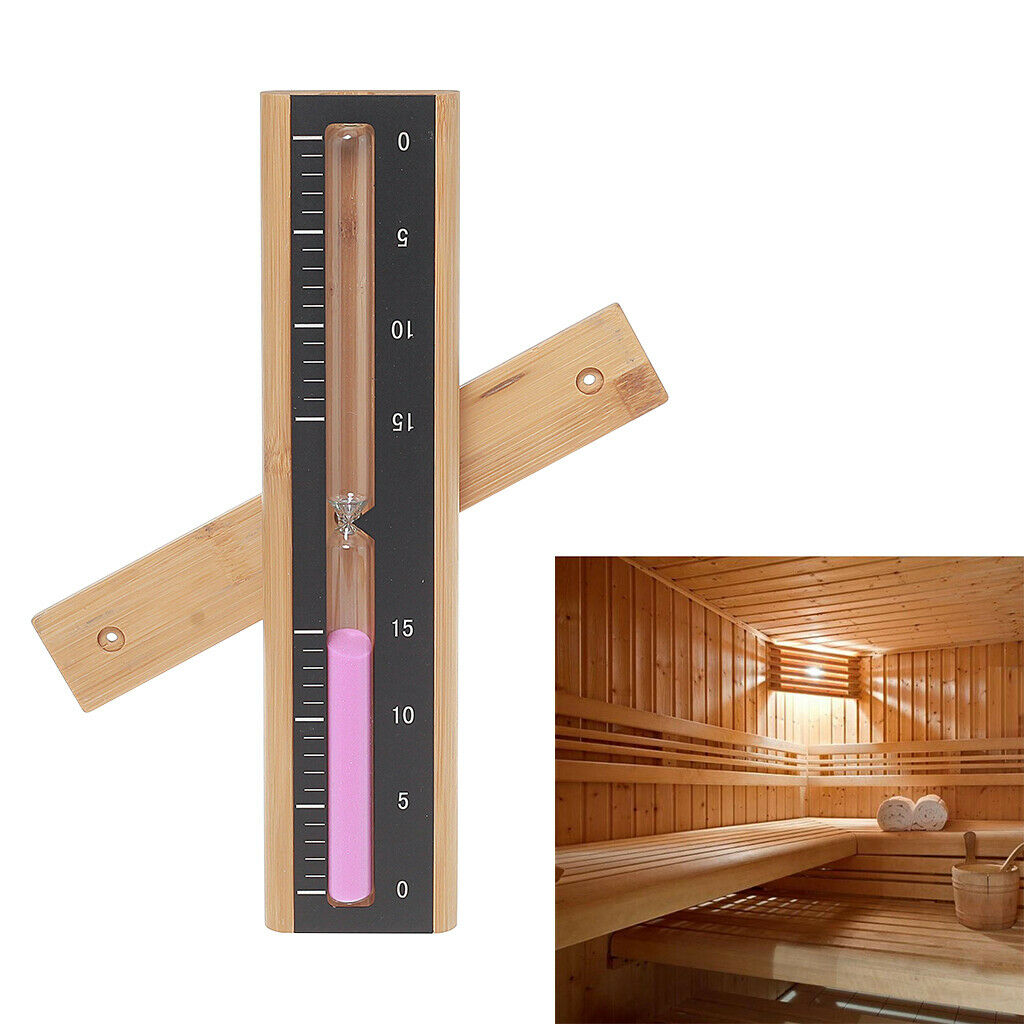 Multi-use Sauna Sand Timer Sandglass Timer Hourglass Clock for Sauna Room