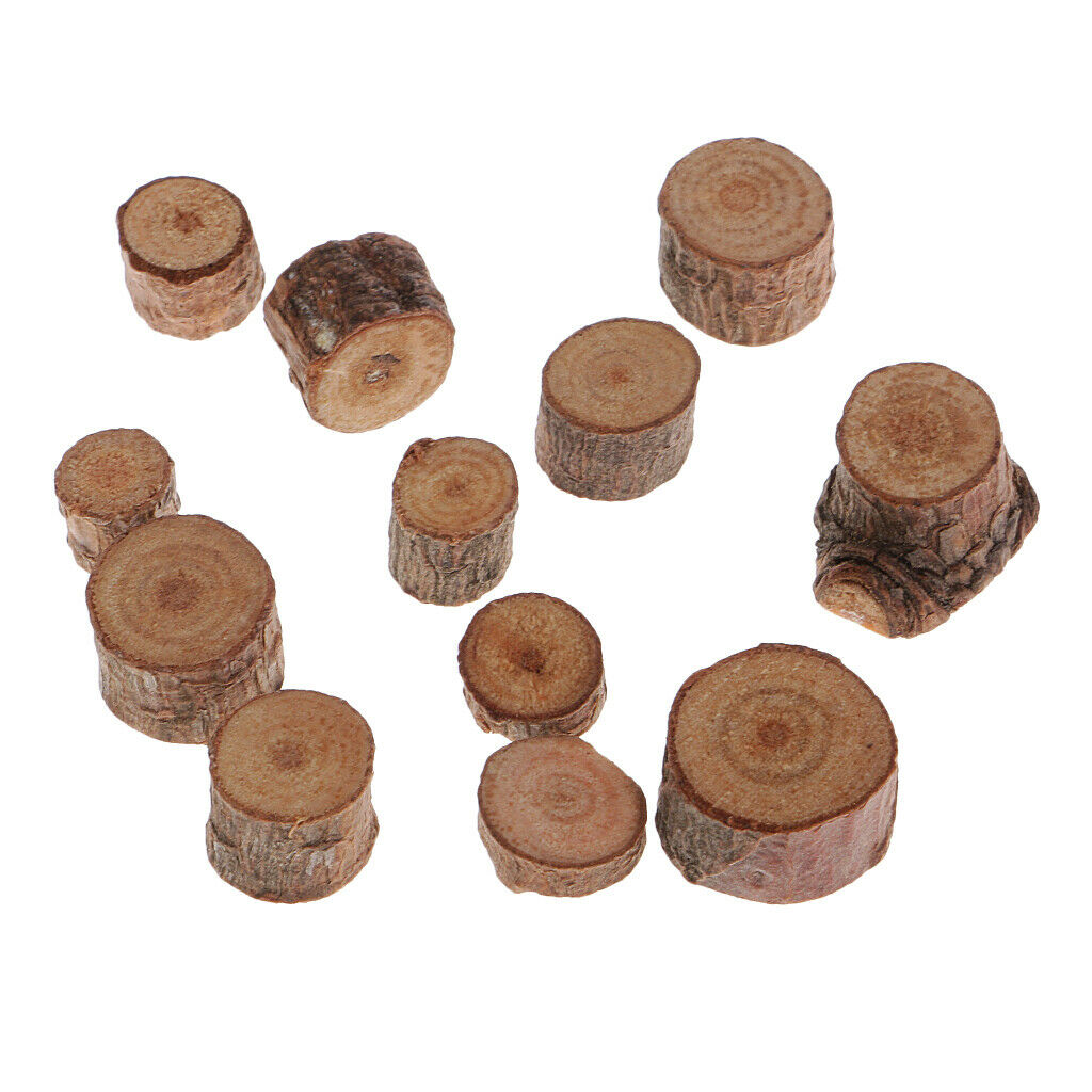 50pcs Wooden Round Disc Slices Circles DIY Wood for Party Wedding Decoration