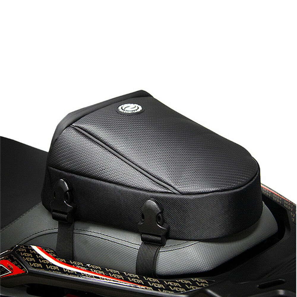 Black Motorcycle Tail Bag Back Seat Bag Shoulder Backpack Touring Bag Waterproof