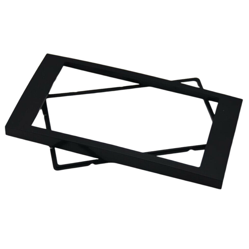 2 Din Car Stereo Panel Trim Black Frame Kit For