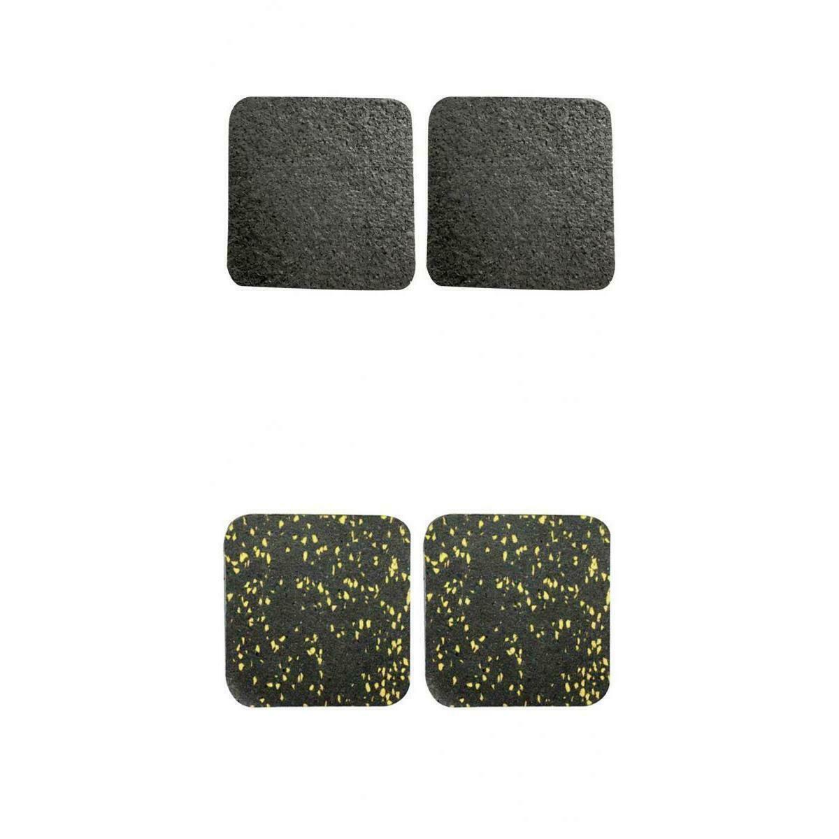 4Pcs Treadmill Noise Absorption Mat Furniture Rubber Home Gym Exercise Mat