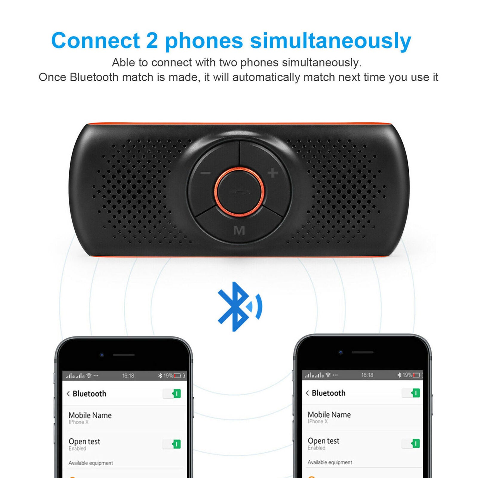 Car Bluetooth 4.2 Receiver Speaker Music Streaming Audio Stereo Adapter Mic
