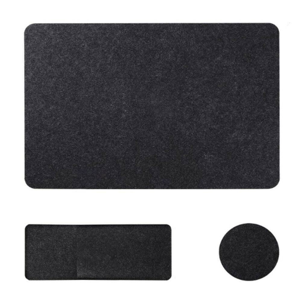 18pcs/set Felt Coaster Dining Table Protector Pad Heat Resistant Placemat @