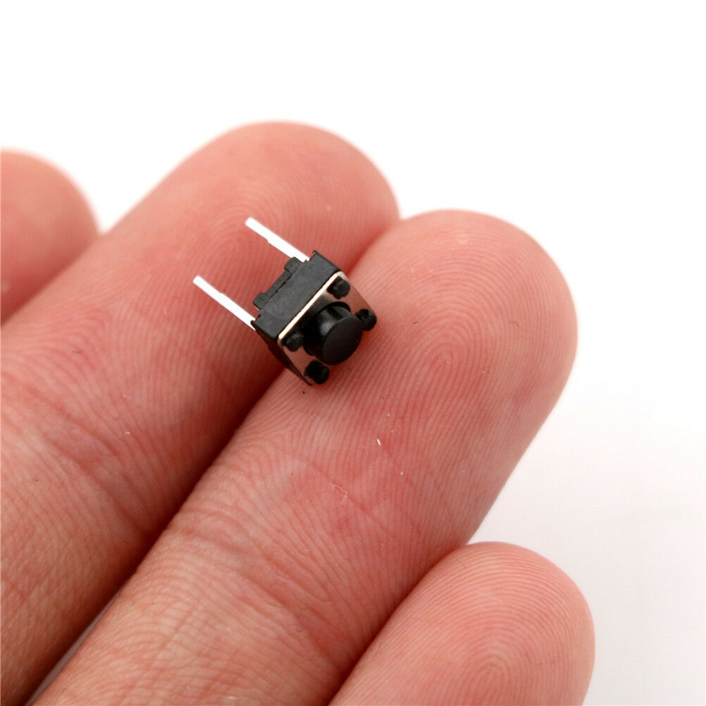20Pcs Momentary Tactile Tact Push Button 2 Pin Switch DIP 6 x 6 x 5mm  S&qiJCDF