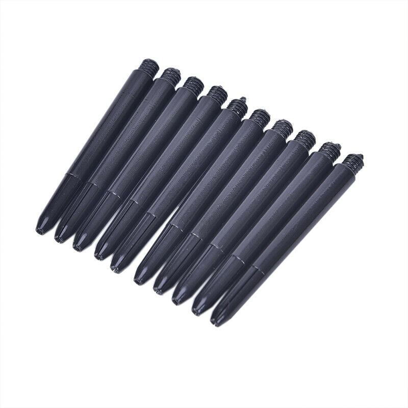 Black 50x/lot Nylon Dart Shafts 2BA 48mm Screw Thread Plastic Dart Stems .l8