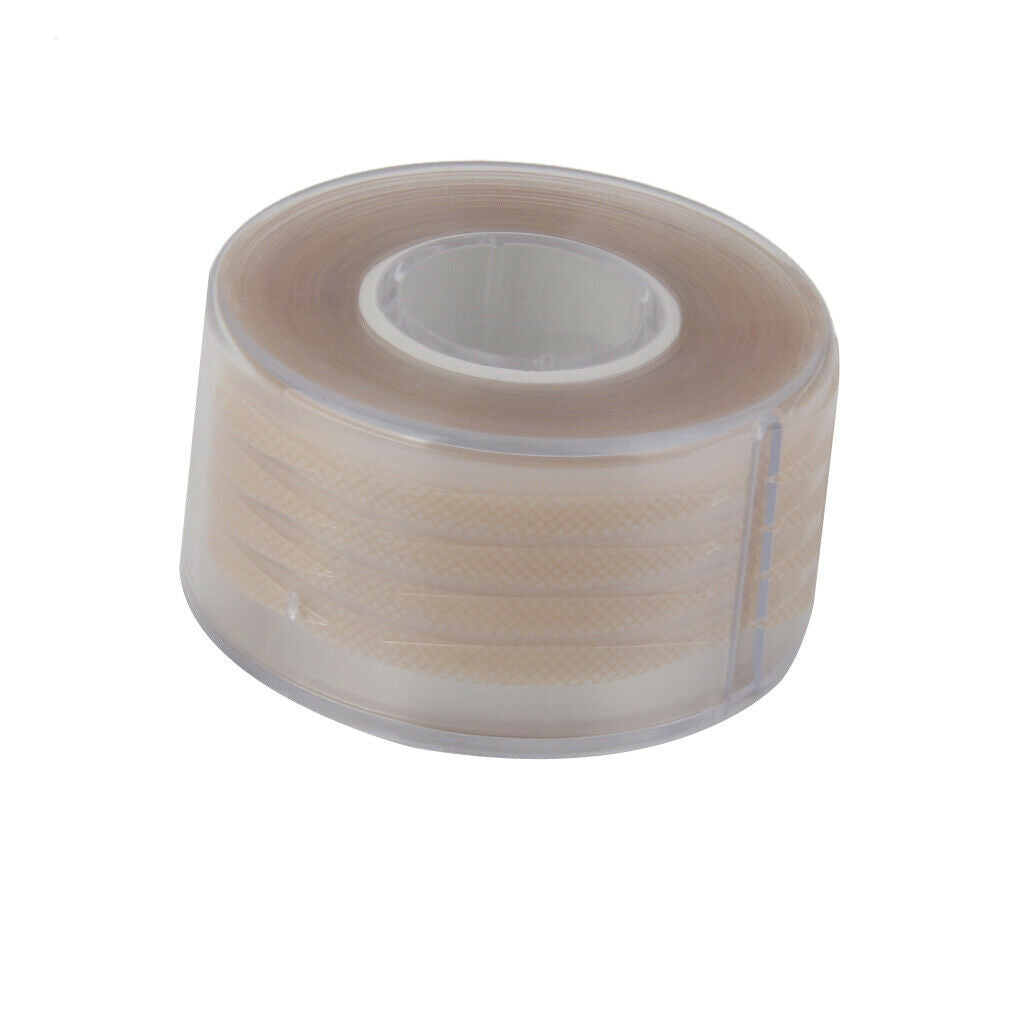 Waterproof Fiber Double Eyelid Strips Lace Instant Eye Lift Tapes Brown
