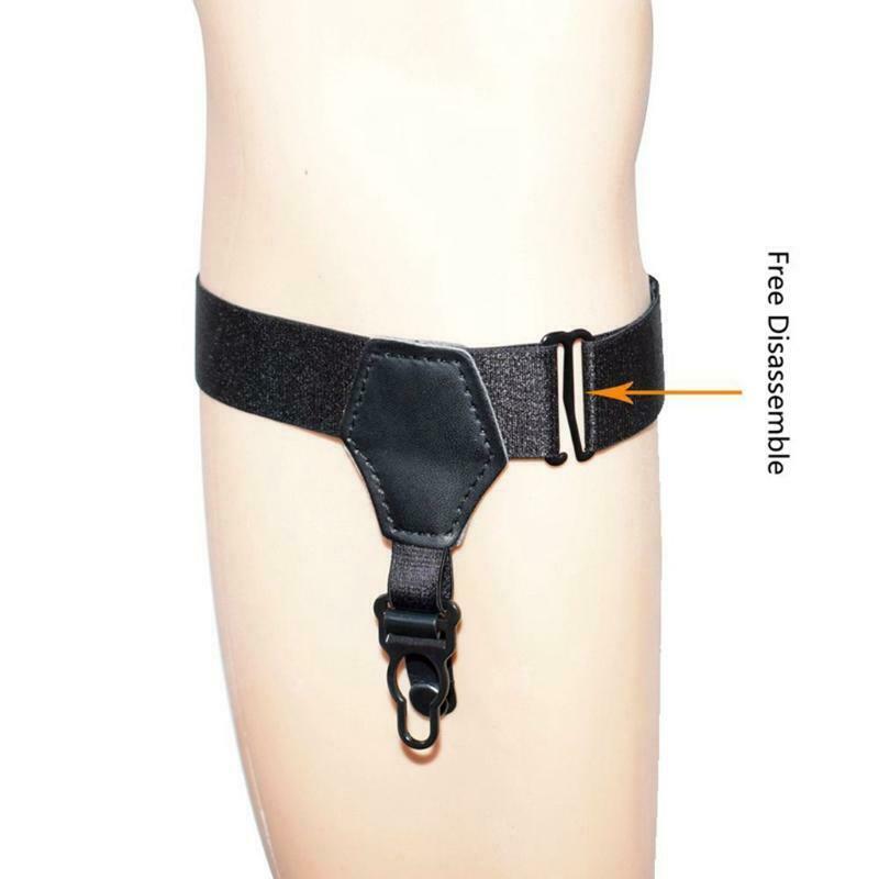 Adjustable Men Sock Single Duck-Mouth Garter Suspenders Braces Clip Belt Hold Up