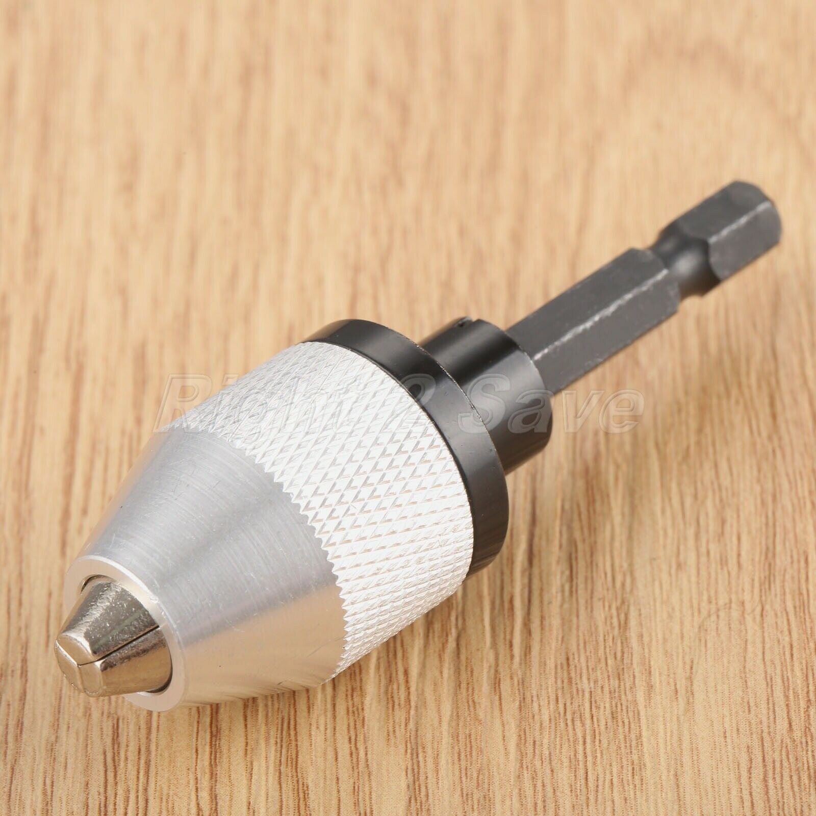 1Pc 0.3-6.5mm 1/4 Hex Drill Chuck Screwdriver Impact Drive Conversion Tool White