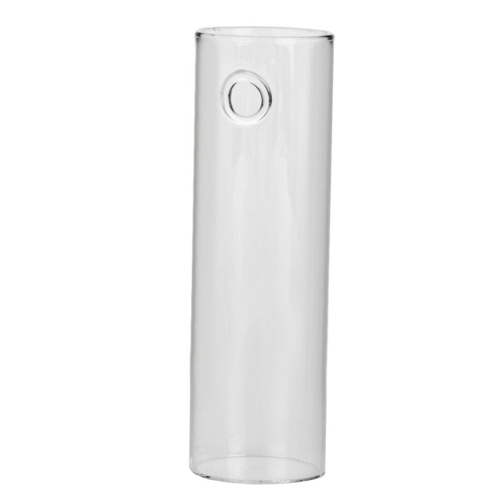 Cylinder Clear Glass Wall Hanging Vase Bottle For Plant Flower Decorations
