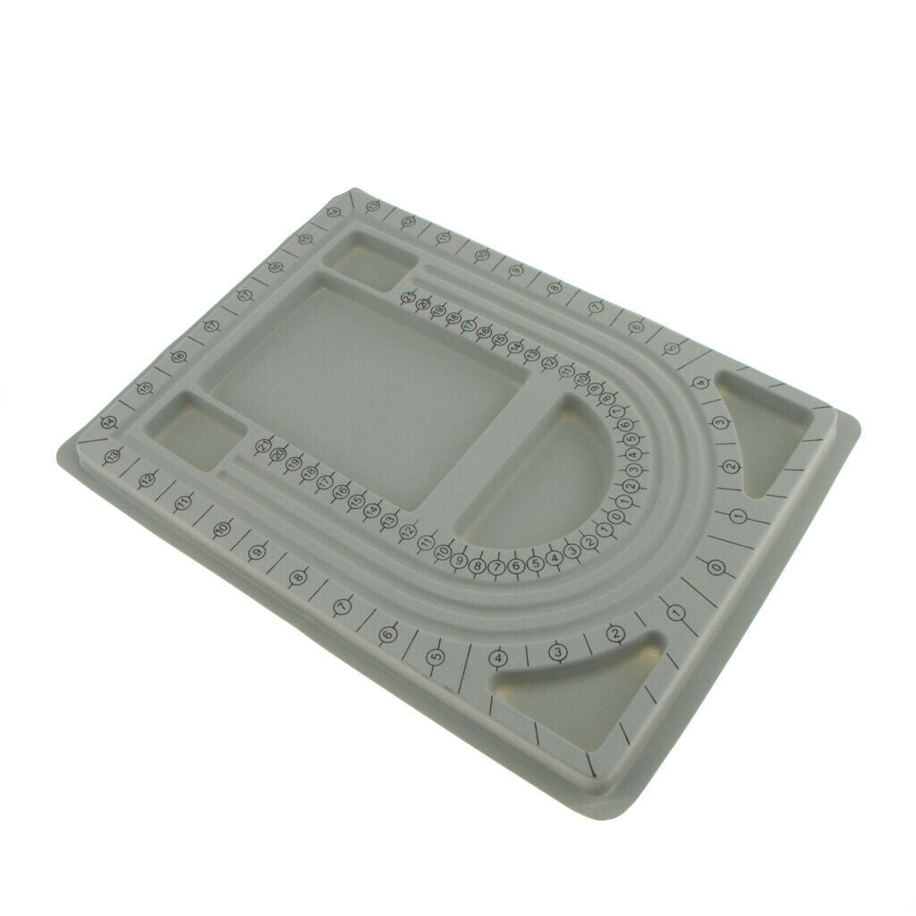 Plastic Flocked Beading Bead Board Bracelet Design Tray Jewelry Making Tools