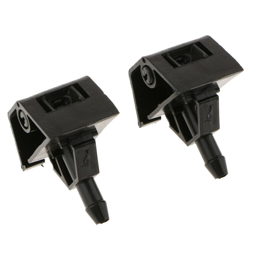 1 Pair Front Wiper Washer Spray Jet Nozzles For  QASHQAI I MK1 06-14