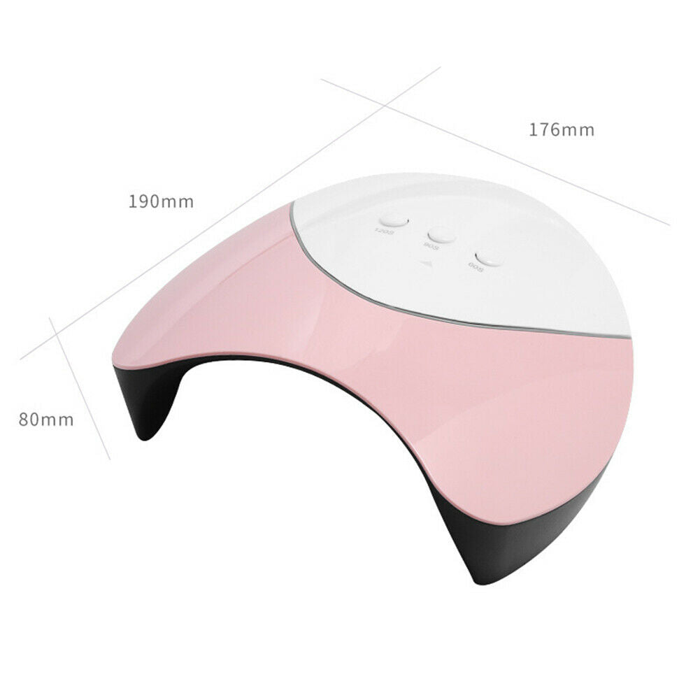 12 LED 36W UV Nail Drying Lamp for Gel Varnish Polish Nail Manicure Light @