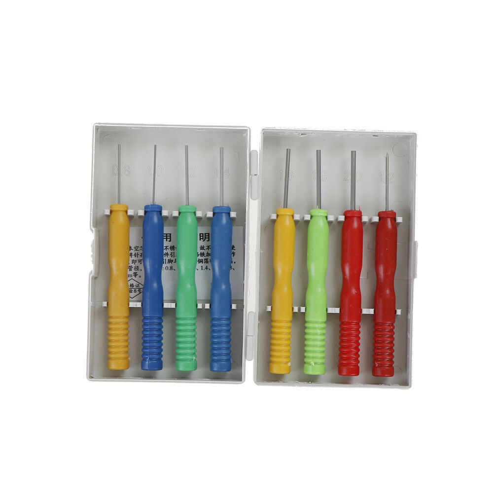 8PCS Hollow needles desoldering tool electronic components Stainless steel.l8