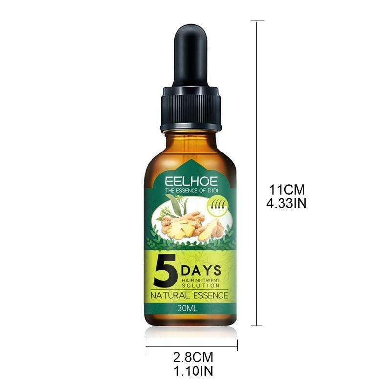 30ml Unisex Natural Ginger Extract Hair Growth Spray Care Essence Nourishing