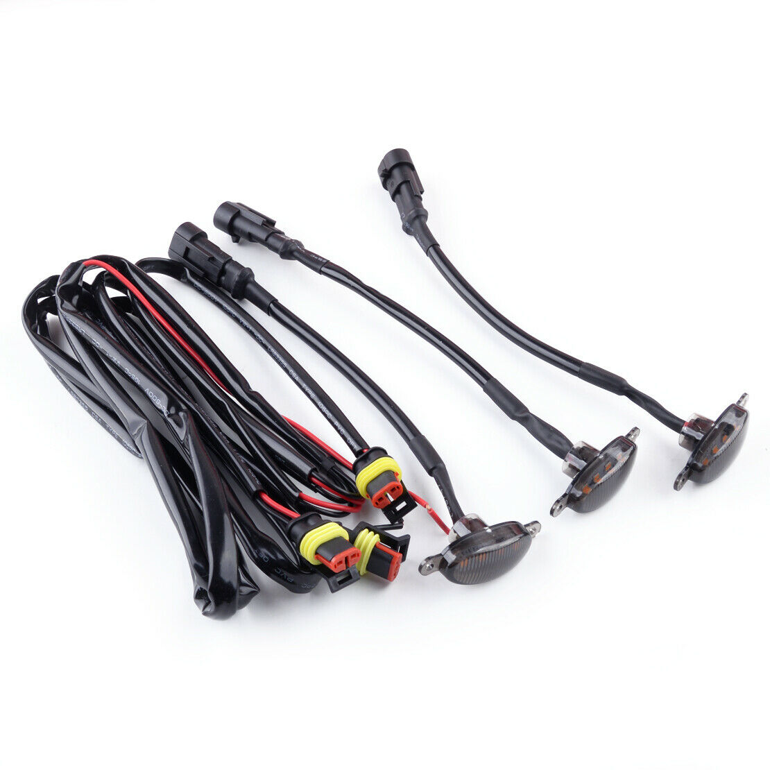 3pcs Car Front Grille Amber LED Light Lamp Kit Fit for Jeep Grand Cherokee