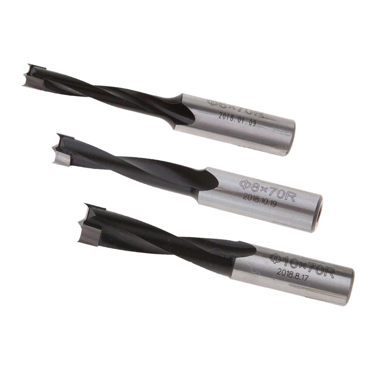 Set of 3 Durable Router Drill Bit Wood Milling Cutter Tool Straight Shank