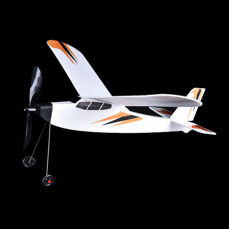 1pc foam aircraft rubber band power body glider fighter aircraft assembly modeFL