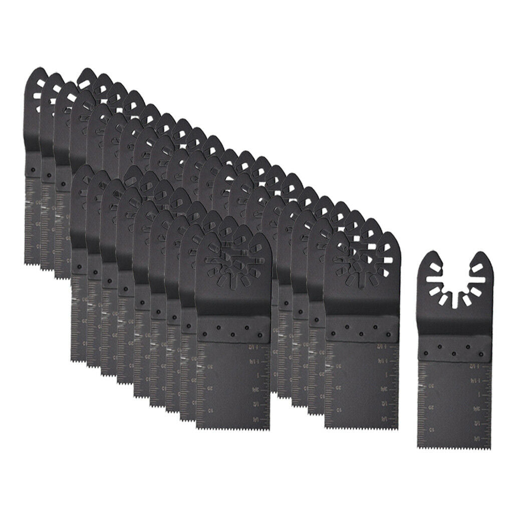 30Pcs Oscillating Saw Blade DIY Tool 34mm for Cutting Wooden Softer Metal