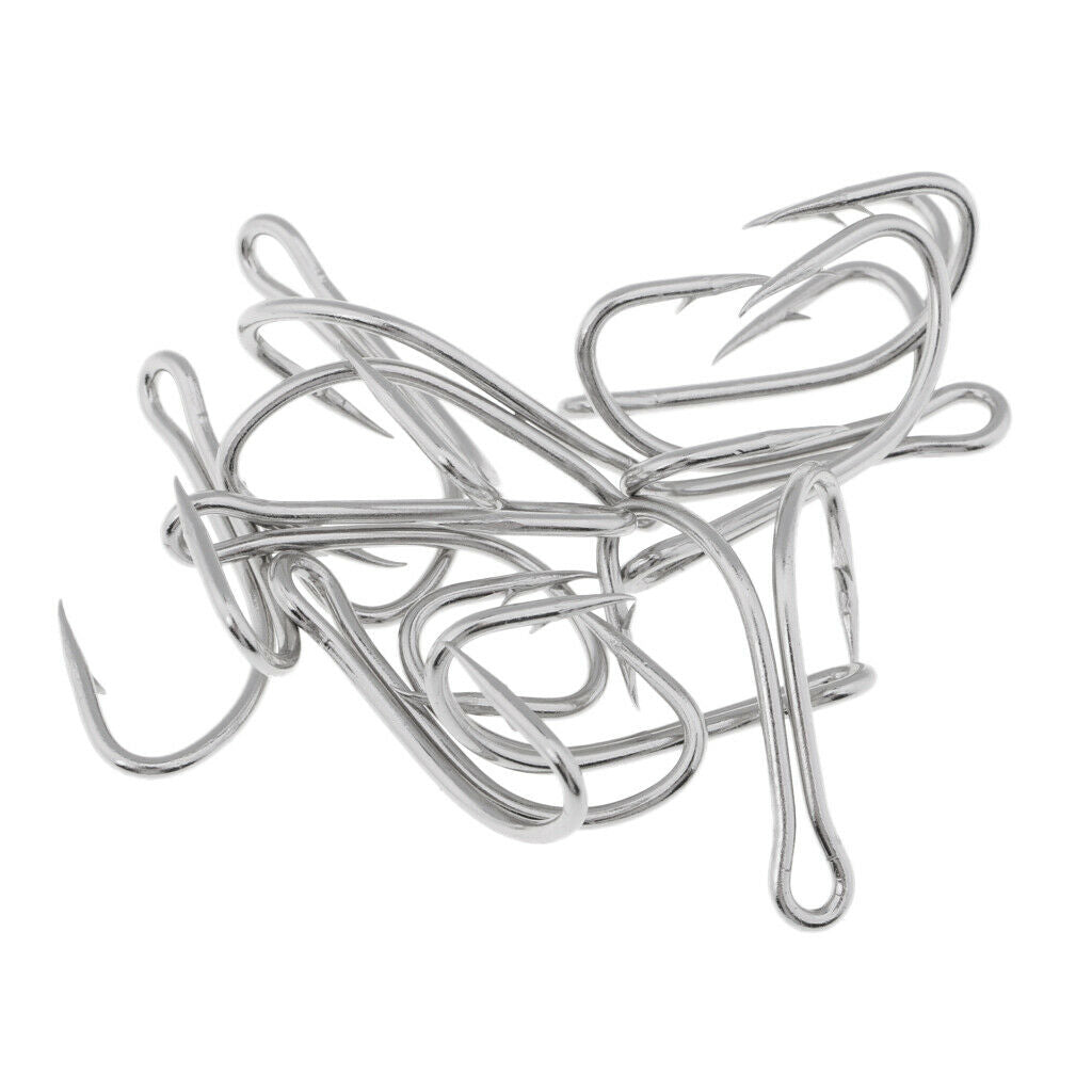 10pcs High carbon steel Strong Dual Fishing hooks, Frog Toad   Hook 28-#