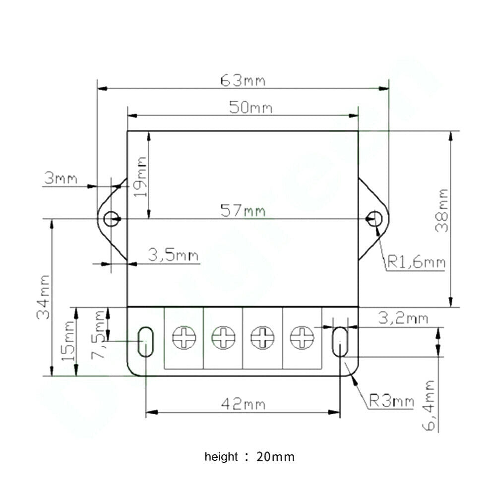 60W Car Modified Power Supply 24V to 12V 5A Car Buck Module LED Power Supply