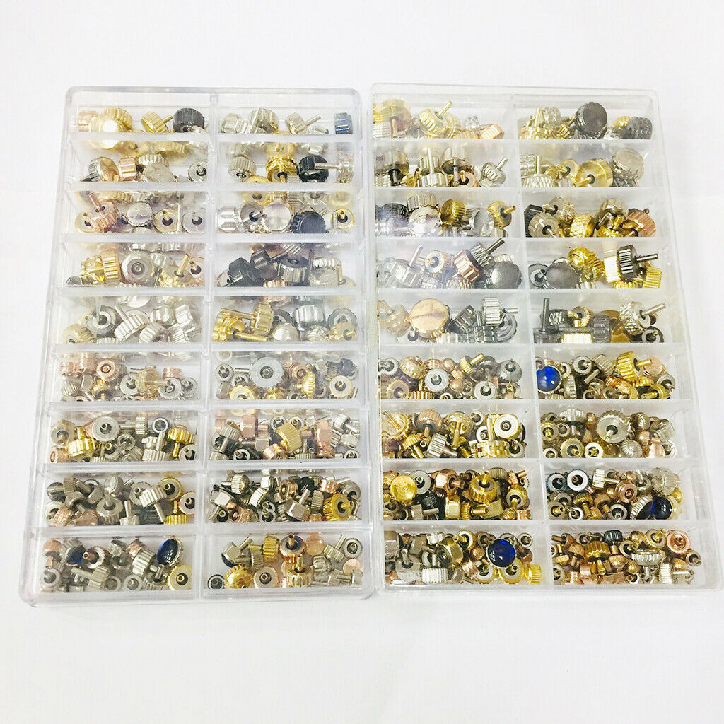 New 3-7mm Watch Crown Head Replacement for Watchmaker Repair Tool Parts Kit