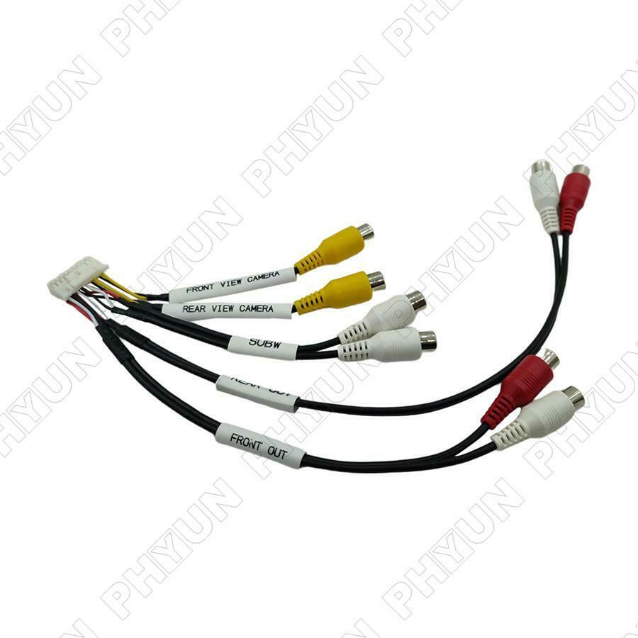 Camera RCA Harness Cable Wire Connector Adapter For ILXW650 ILX-W650 ILX-W650E