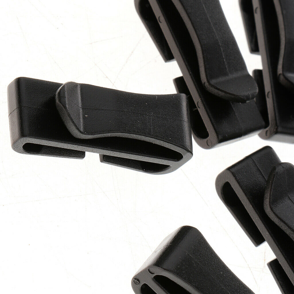 Prettyia Quick-Slip Keeper Buckle Webbing Ending Clip for Bag Strap 29mm