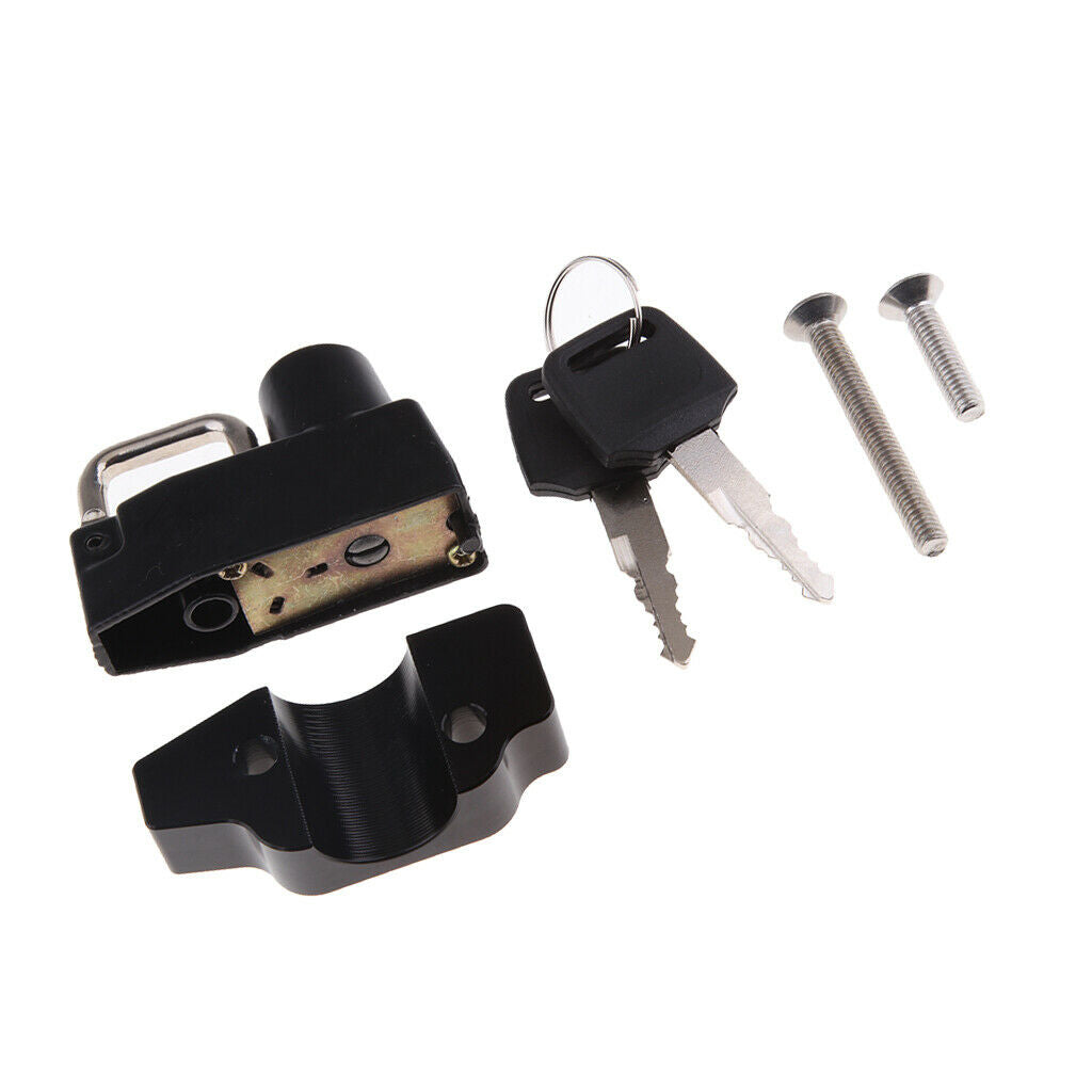 Motorcycle Helmet Lock Buckle & Helmet Lock for Brake Master Cylinder Clamp