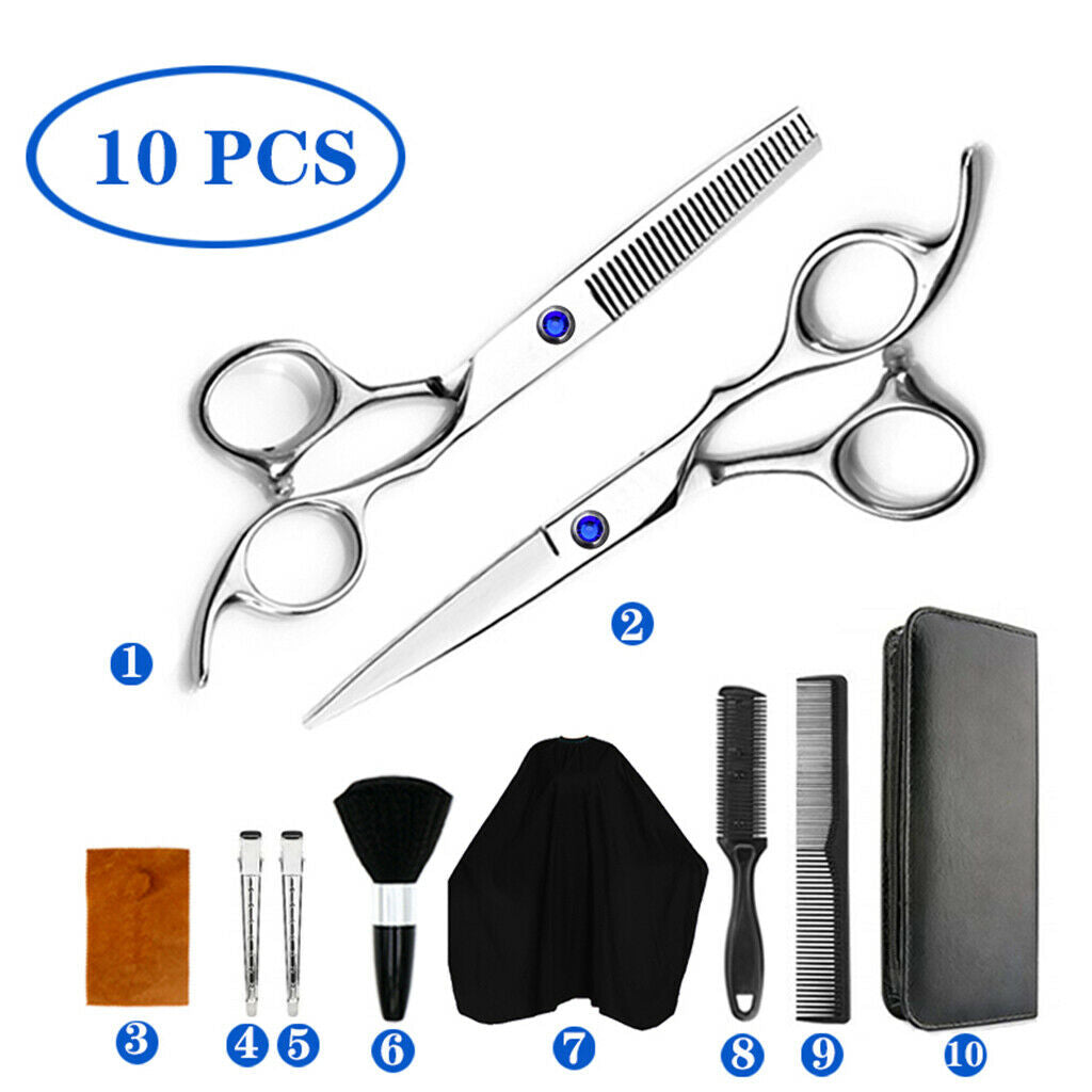 Professional Hair Cutting Scissors Barber Hairdressing Kit for Home 02
