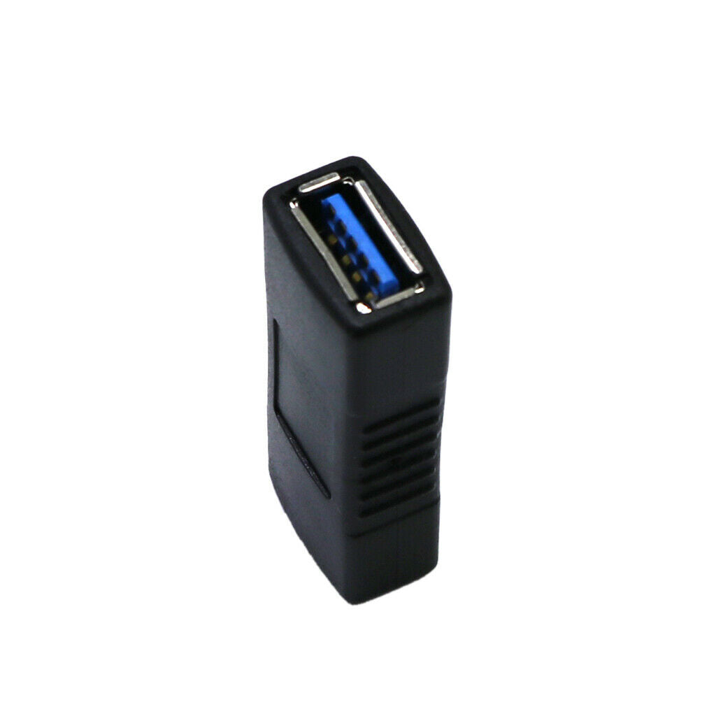 2 Pieces USB 3.0 Type A Female to Female Adapter Coupler Changer Connector