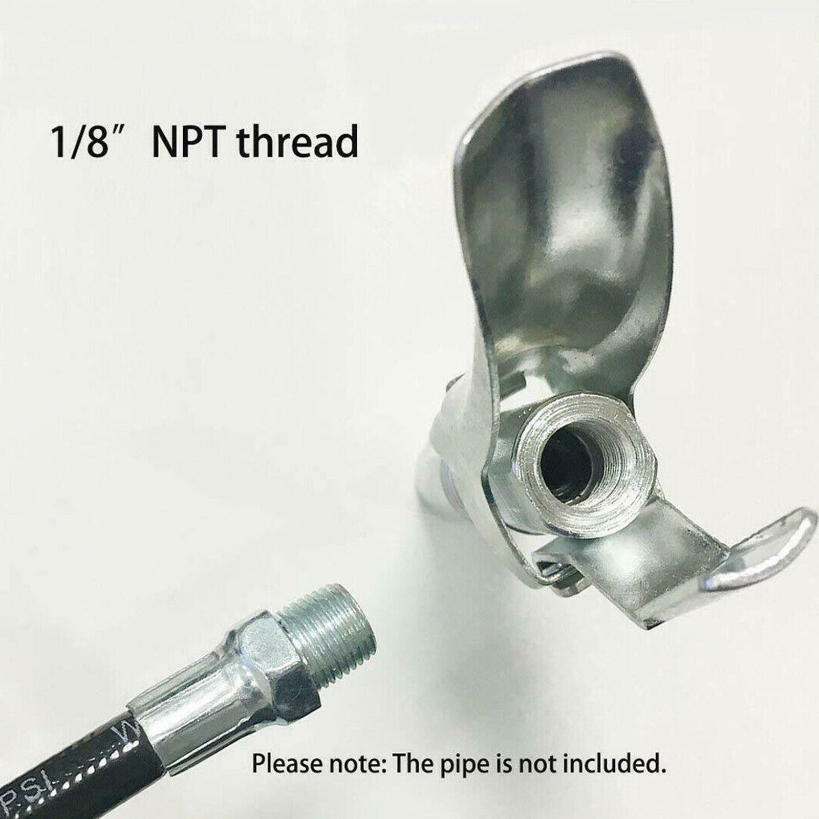 Grease Gun Quick Release Lock On Coupling End 1/8NPT Workshop Farm Accessory
