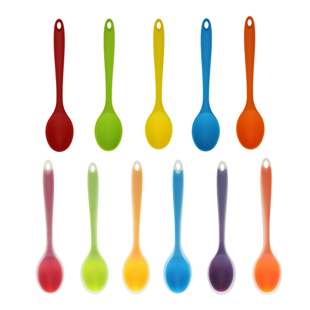 3 X Soup Ladle, Silicone Kitchen Gadgets Nonstick Cooking Spoon