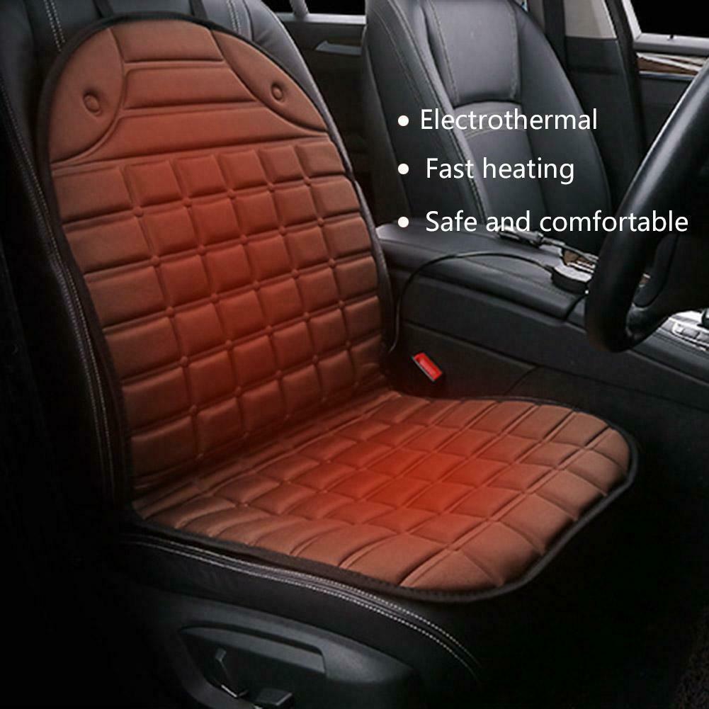 12V Universal Car Auto Heating Pad Cover Heated Warming Seat Cushion @