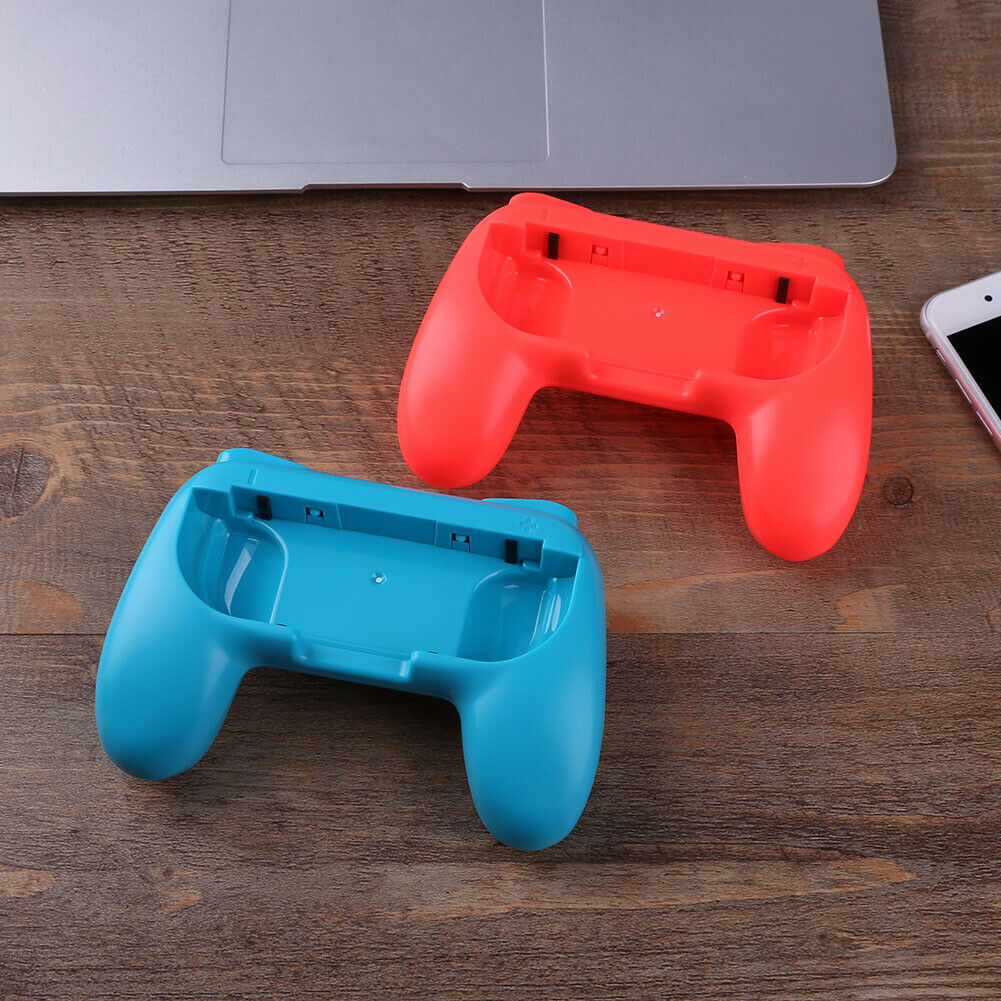 1 Set Left + Right ABS Hand Grip Stand Support Holder for Nintendo Joy-Con @