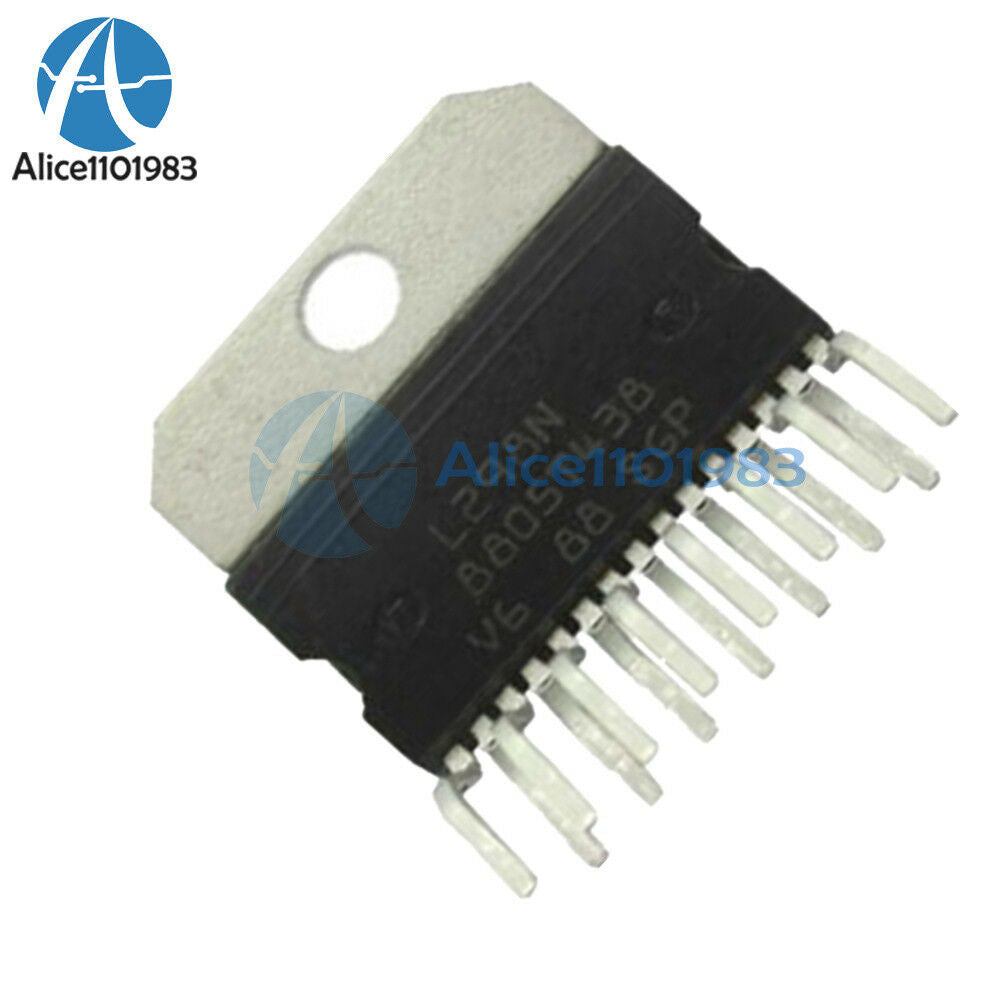 2PCS L298N ZIP-15 ST DUAL FULL BRIDGE MOTOR DRIVER IC