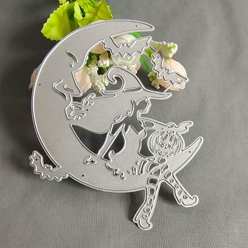 Halloween Moon Metal Cutting Dies Stencil Scrapbook Album Paper Card Template