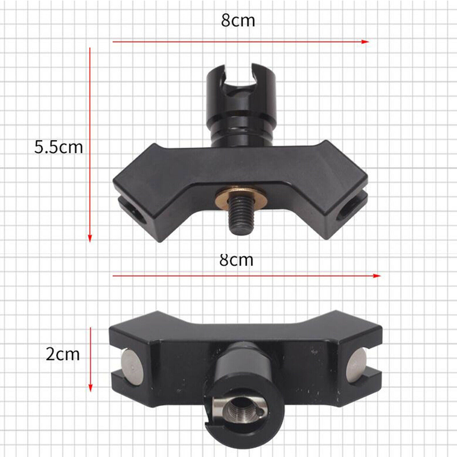Single Side Adjustable V-Bar Quick Disconnect Mounting Bow Arrow Stabilizer