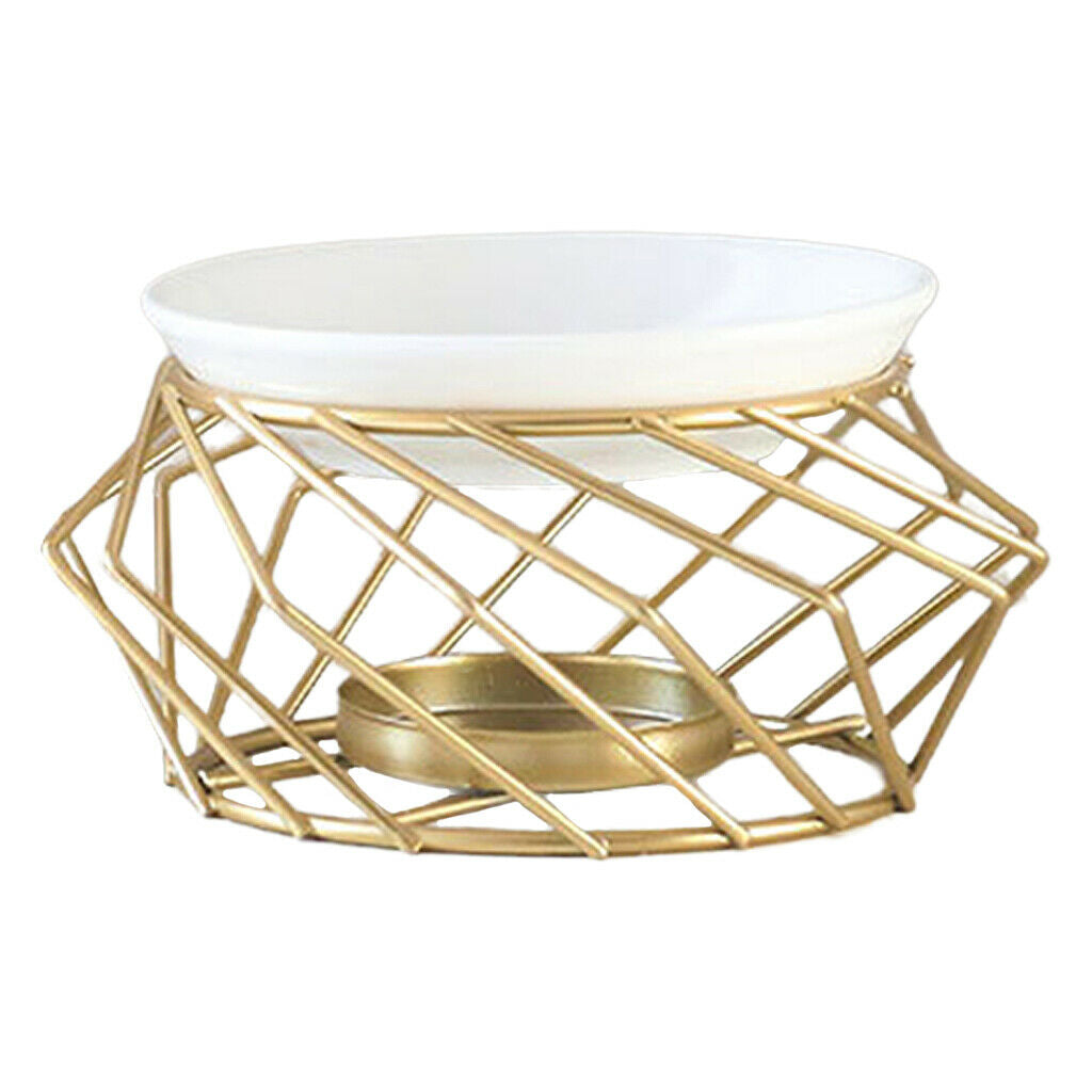 Iron Craft Essential Oil Burner Tea Light Holder Spa Living Room Ornaments